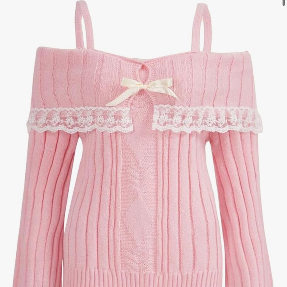 Pink Y2K sweater